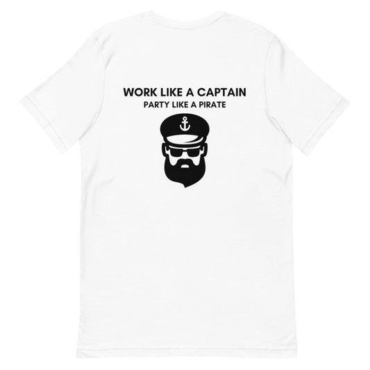 Work like a captain t-shirt - ONLY BOATS
