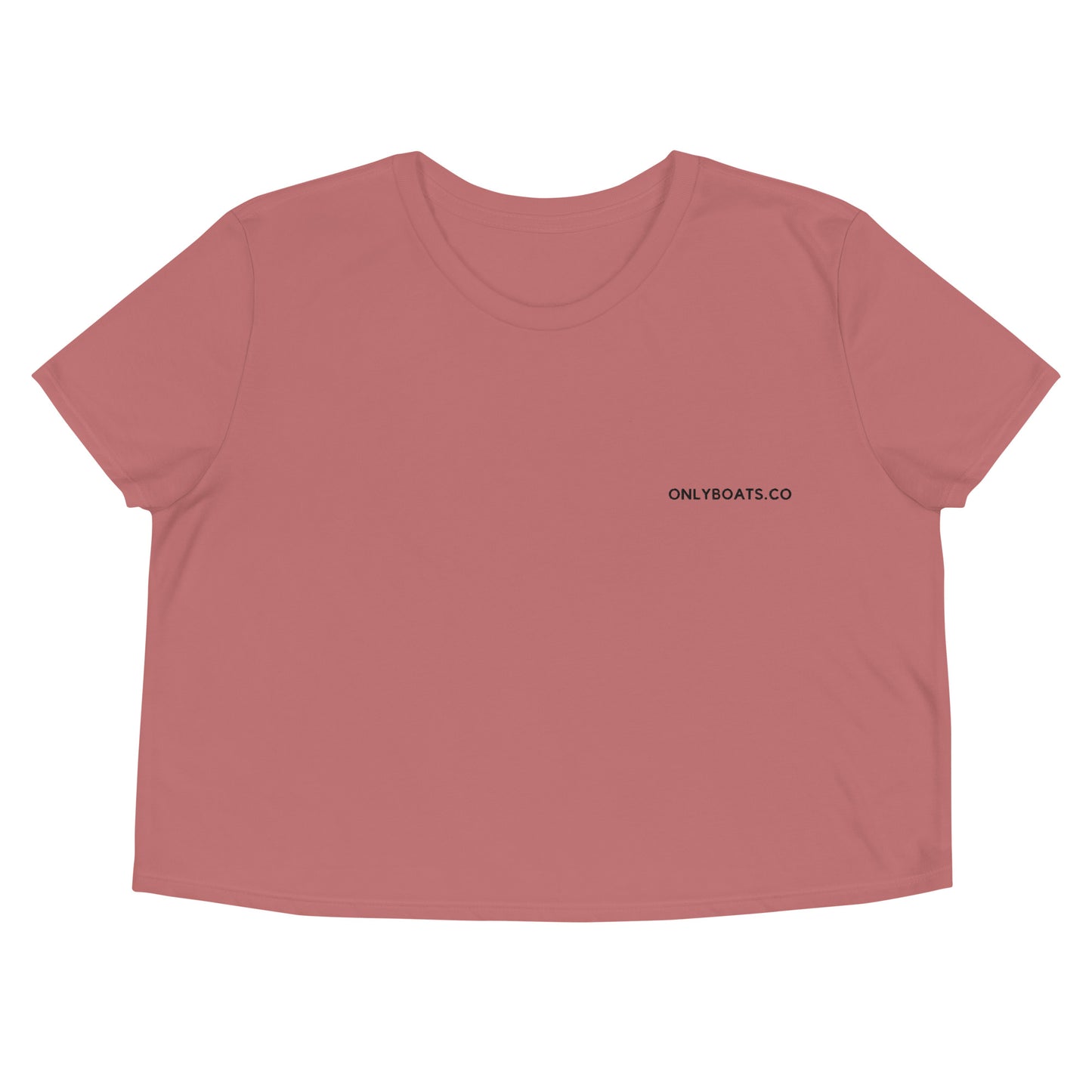 Onlyboats.co Crop Tee - ONLY BOATS