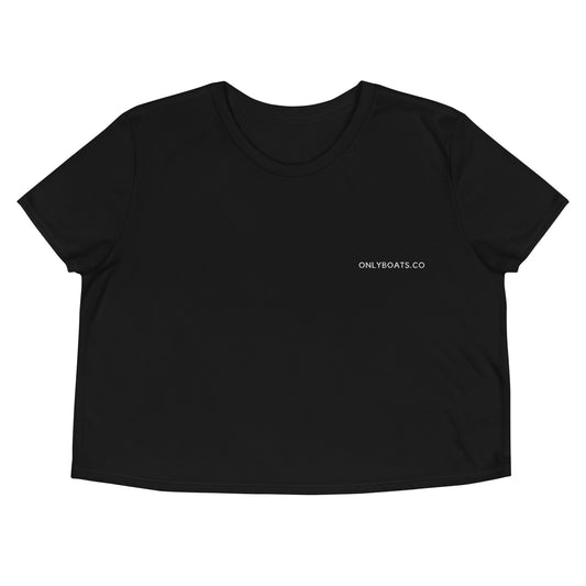 Onlyboats.co Crop Tee - ONLY BOATS